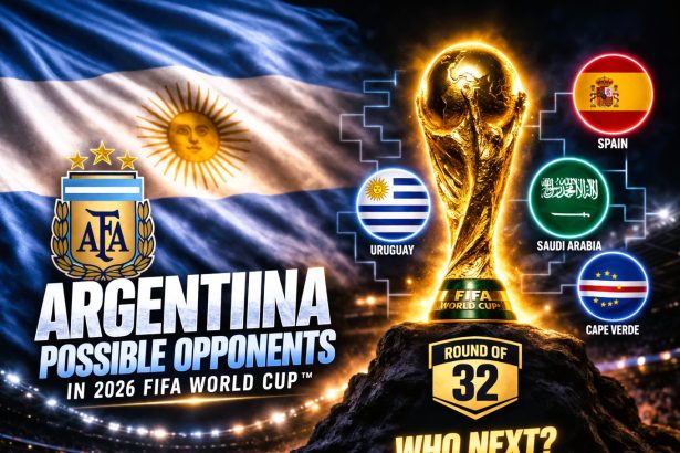 Argentina Possible Opponents in 2026 World Cup Round of 32 (Full Breakdown)