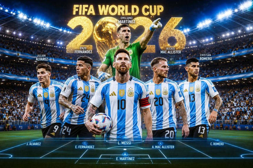 Argentina’s Best XI for the 2026 FIFA World Cup – Predicted Lineup & Squad