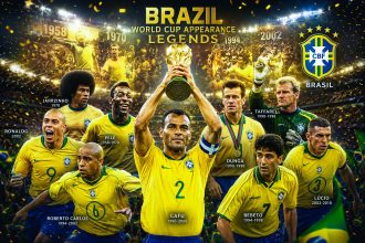 Top Brazil Players with Most World Cup Appearances (1930–2026)
