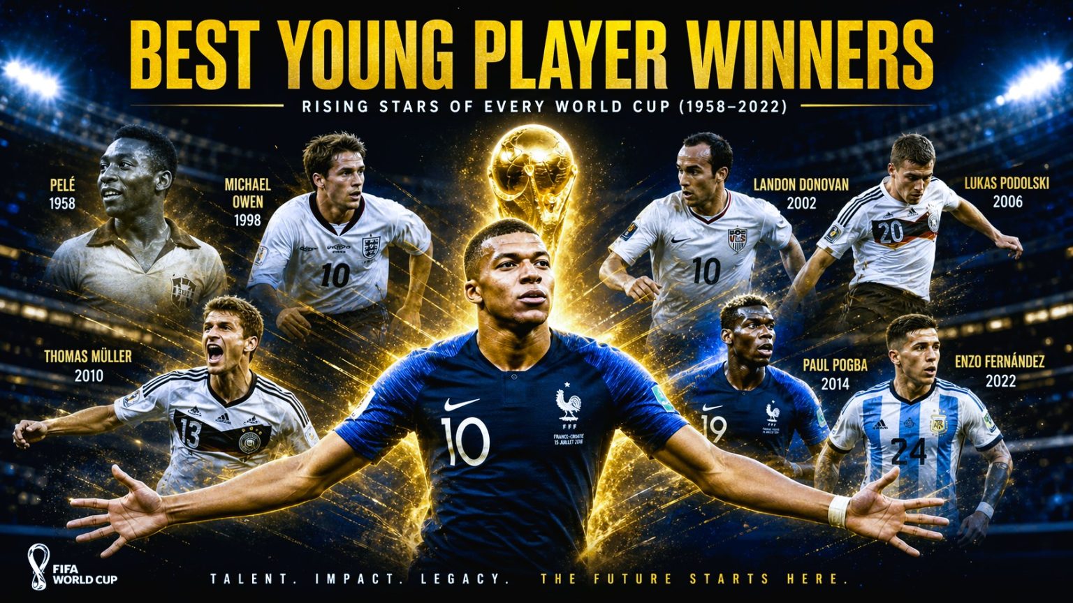 FIFA World Cup Best Young Player Winners List (1958–2022)