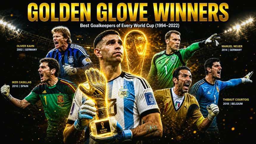 FIFA World Cup Golden Glove Winners List (1994–2022)