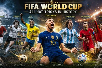 Complete FIFA World Cup Hat-Tricks List (1930–2026)