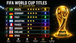 Which Country Has the Most FIFA World Cup Titles? All-Time Winners Ranked (1930–2022)