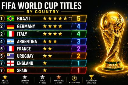 Which Country Has the Most FIFA World Cup Titles? All-Time Winners Ranked (1930–2022)