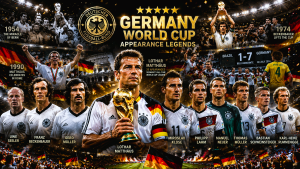 Germany Players with the Most FIFA World Cup Appearances