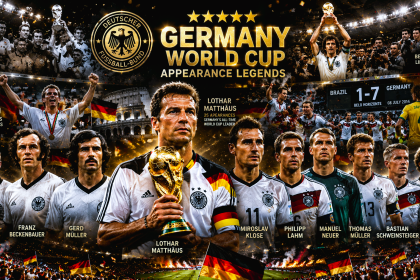 Germany Players with the Most FIFA World Cup Appearances