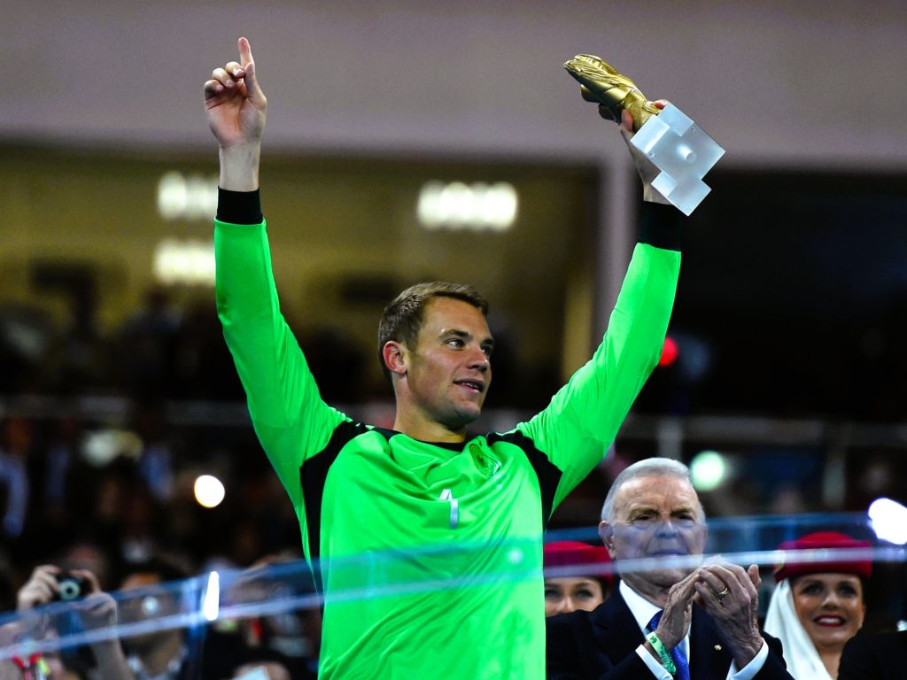 Manuel Neuer Golden Glove 2014 Germany World Cup