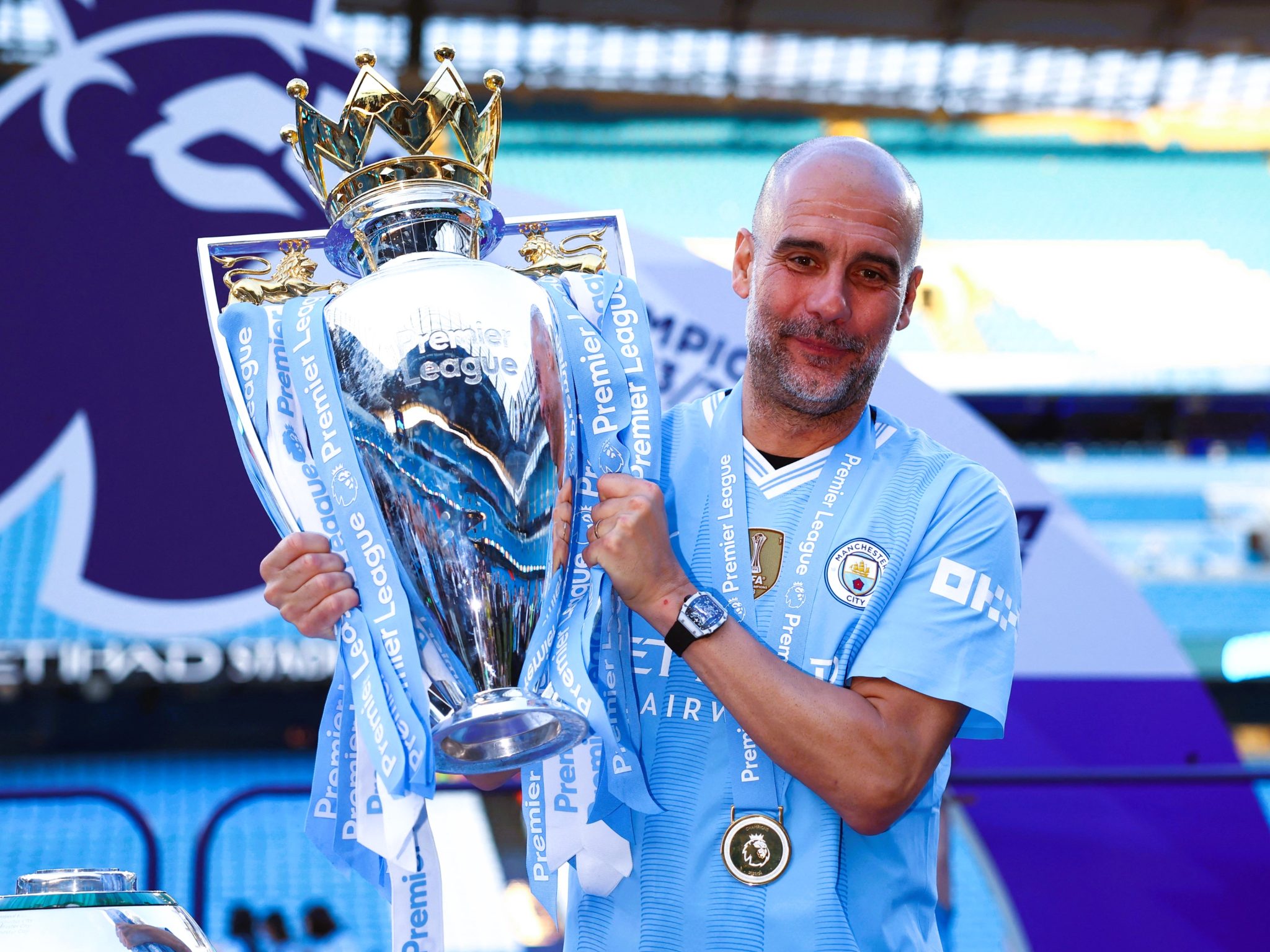 Manchester City confirms Pep Guardiola will leave as manager at the end of the season after 10 years