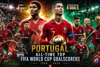Portugal All-Time Top World Cup Goal Scorers