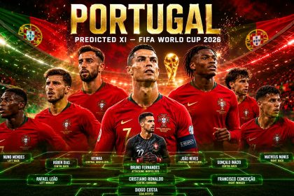Portugal Predicted XI for 2026 World Cup – Best Starting Lineup, Formation and Squad