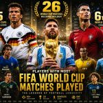 Players With Most FIFA World Cup Matches Played (All-Time Ranking)