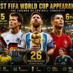 Players with Most FIFA World Cup Appearances in History