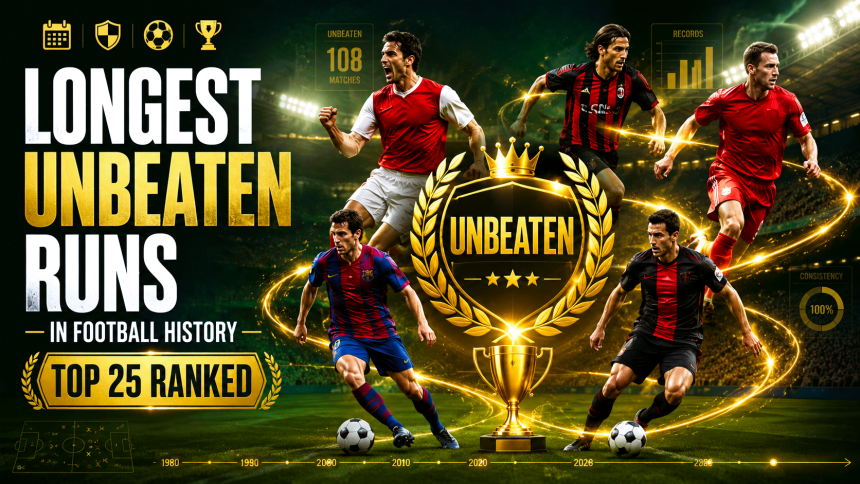 Longest Unbeaten Runs in Football History