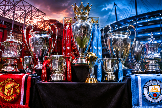 Manchester United vs Manchester City trophies comparison