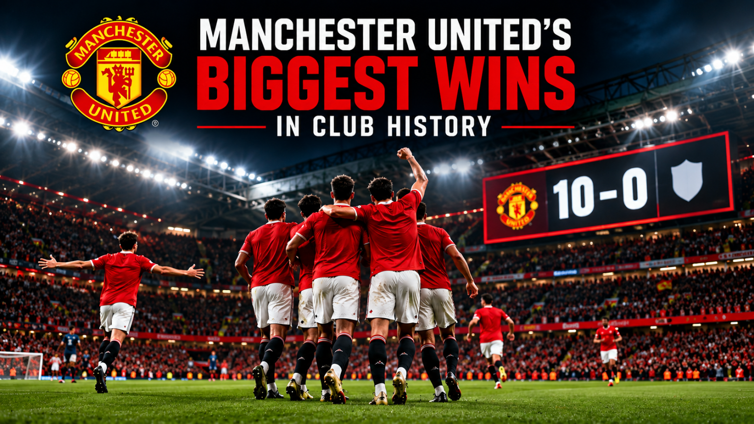 Manchester United biggest wins in club history