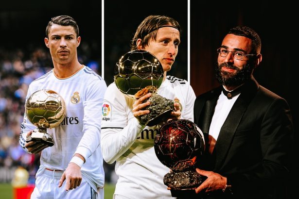 Real Madrid Ballon d’Or Winners: Every Player and Year